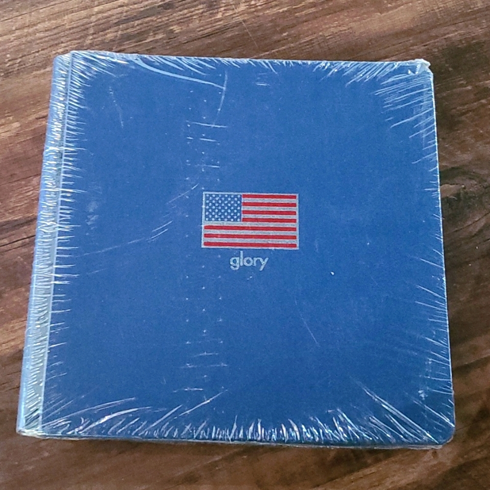 Creative Memories 12" Scrapbook Navy American Flag Glory NIP